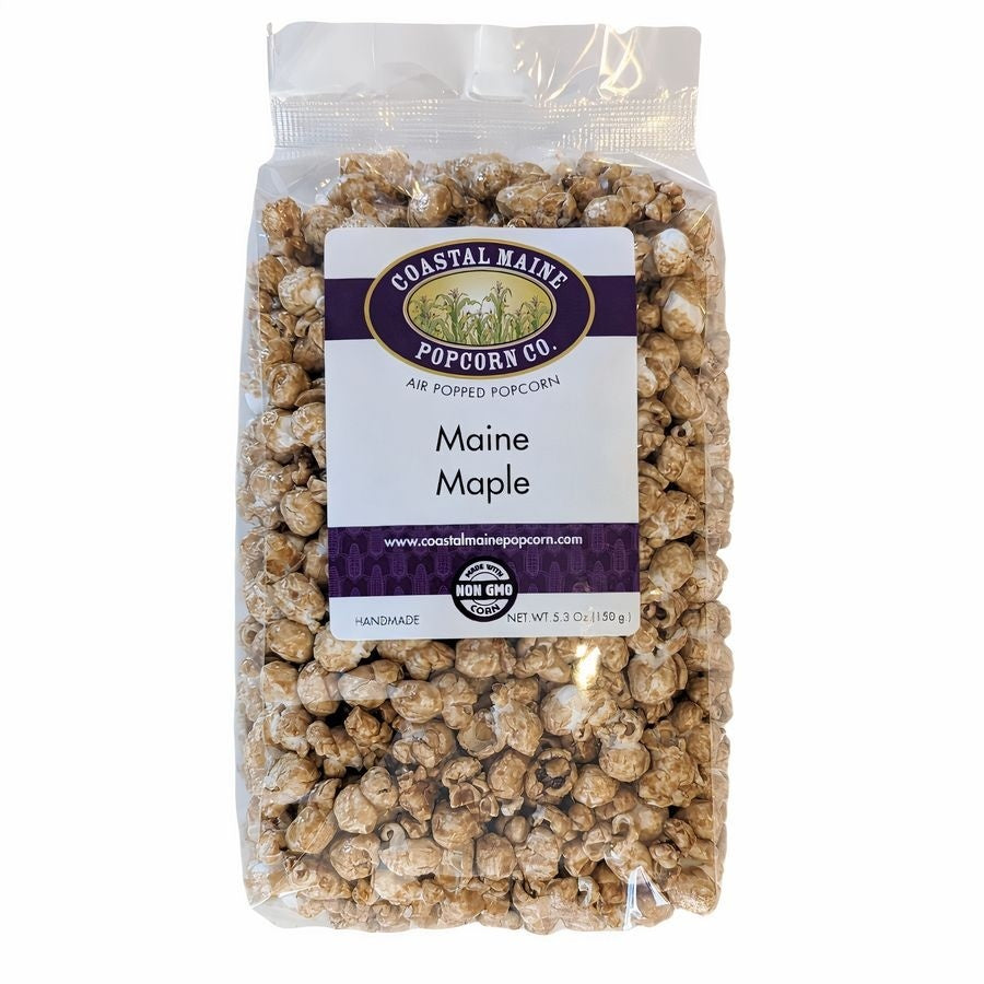 24-PACK OF Popcorn Maine Maple, Coastal Maine