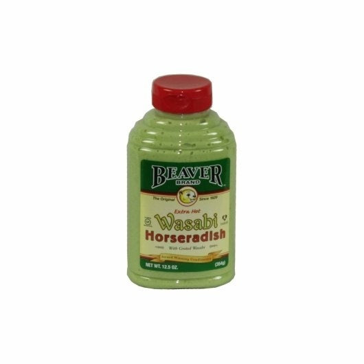 6-PACK OF Wasabi Horseradish Bottle Beaver, 6 - 12.5 Oz