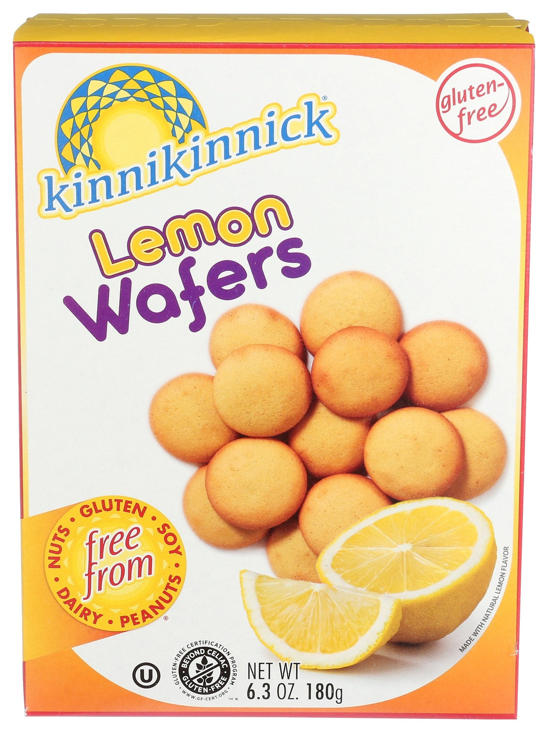 6-PACK OF COOKIE WAFER LEMON