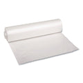 100-PACK OF Liner Trash Boardwalk X6639DCKR01 33" x 39" Clear Recycled Low-Density Polyethylene Can Liners - 1.4 Mil Strength, 33 Gallon - 100 Count Carton