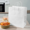 250-PACK OF Bag Shopping Karat 250 ct Paper Shopping Bag with Twisted Handles (Malibu), White