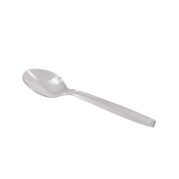 1000-PACK OF Teaspoon Plastic Karat 1,000 ct PS Plastic Extra Heavy Weight Tea Spoons, Clear