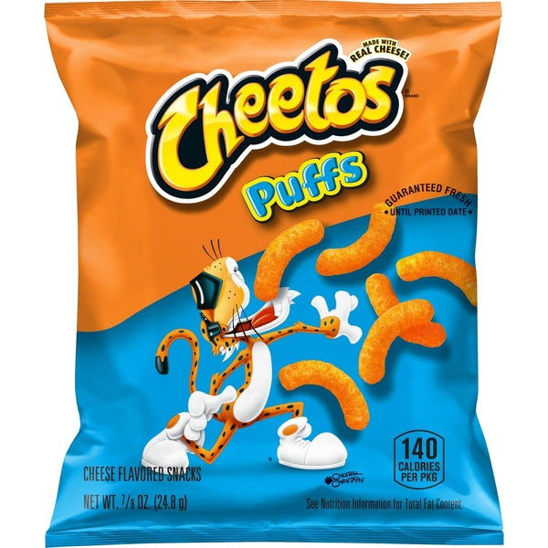 88-PACK OF SNACK CHEESE PUFFS JMBO BKD