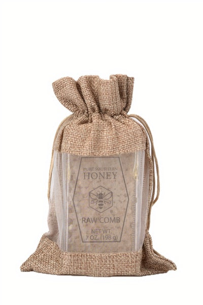12-PACK OF Honey Honeycomb Gift Bag, Pure Southern Honey