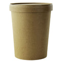 250-PACK OF BOWL PAPER 32 oz Ice Cream/Soup Paper Quart Containers w/ Lids Included | 250 count