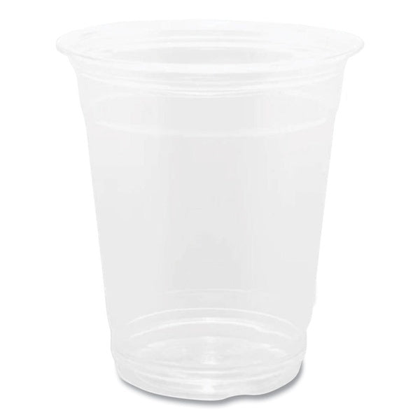 1000-PACK OF Cup Plastic Karat C-KC12-S 12 oz Clear PET Plastic Cups - Ideal for Bubble Tea and Coffee Shops (1000 Count)