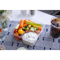6-PACK OF CONTAINER PLAS GRNWARE SQ 2CPT