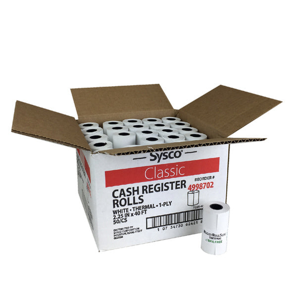 40 FT-PACK OF TAPE REGISTER THERM 2.25 1PLY