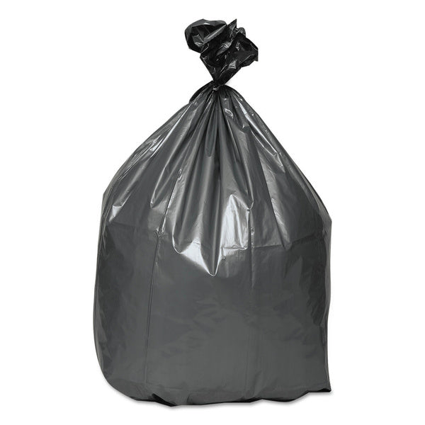 100-PACK OF Liner Trash Platinum Plus 30-Gallon Gray Can Liners - 1.35 mil, 30 in. x 36 in. (100 Count) - Durable and Leak-Resistant Trash Bags