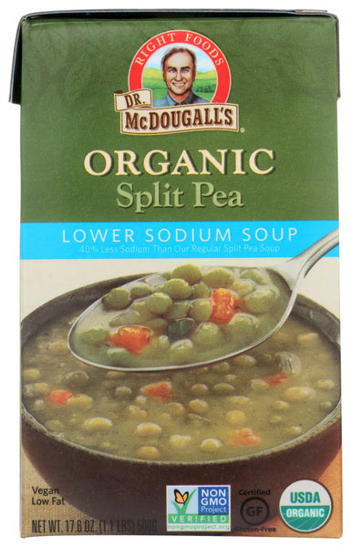 6-PACK OF Soup Pea Dr Mcdougalls 17.6 oz