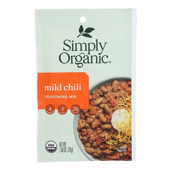 12-PACK OF Seasoning Chili Mild Organic Simply Organic 1 oz