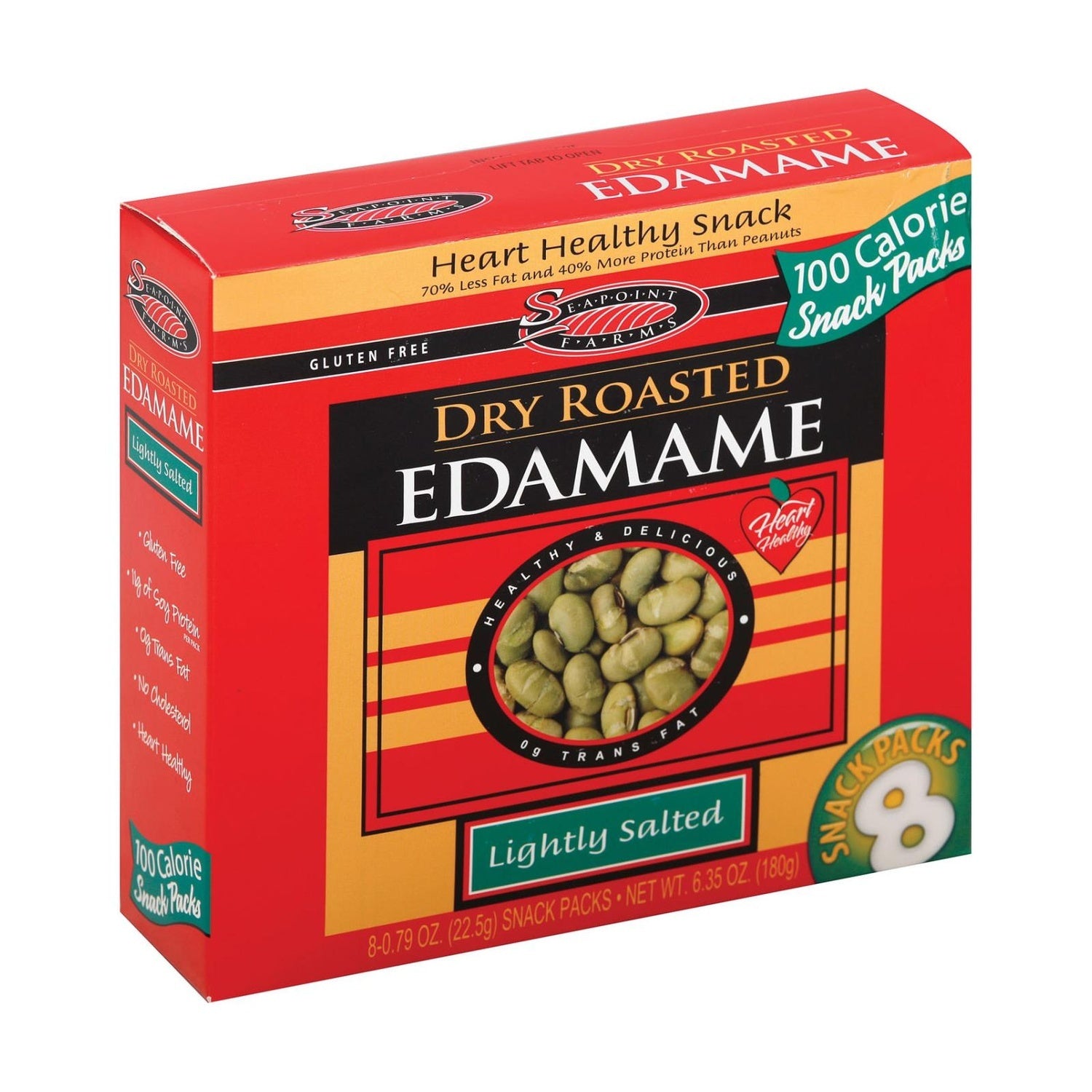 96-PACK OF BEAN EDAMAME DRY ROASTED LIGHTLY SALTED