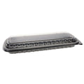 80-PACK OF Container Food Pactiv Corp. MealMaster 16.6" x 7.3" x 2.3" Rib Container with OPS Lid - 80 Pack
