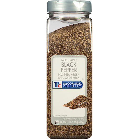 6-PACK OF Culinary Table Grind Mccormick Culinary, 6 - 18 Oz