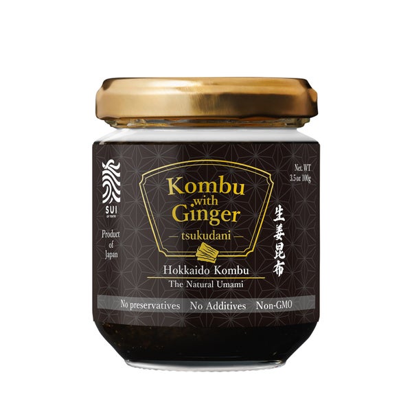 24-PACK OF Seaweed Kelp Kombu with Ginger Tsukudani