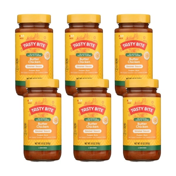 6-PACK OF Sauce Butter Chicken Tasty Bite 13 oz