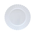 10-PACK OF PLATE PLAS WHT 7.5" RGD CLSWR