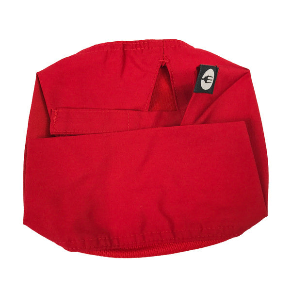 EA-PACK OF HAT CHEF BEANIE RED COOL VENT