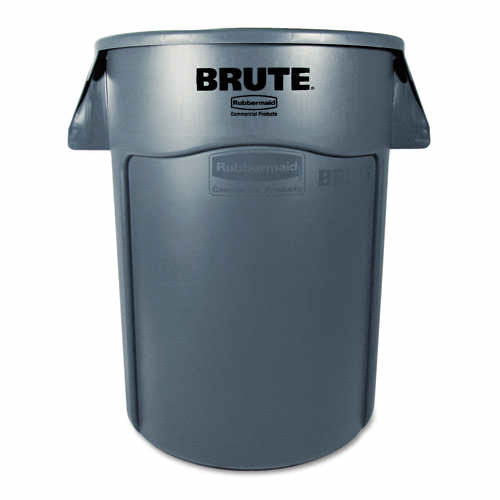 44 GAL-PACK OF CONTAINER TRASH BRUTE RND GRY