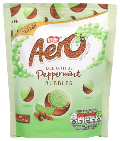 8-PACK OF CANDY CHOCOLATE PEPPERMINT BUBBLES 3.2 OUNCE - CASE OF 8