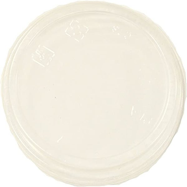 100-PACK OF LID CMPSTBL PLA LID FOR 3-9OZ CUP