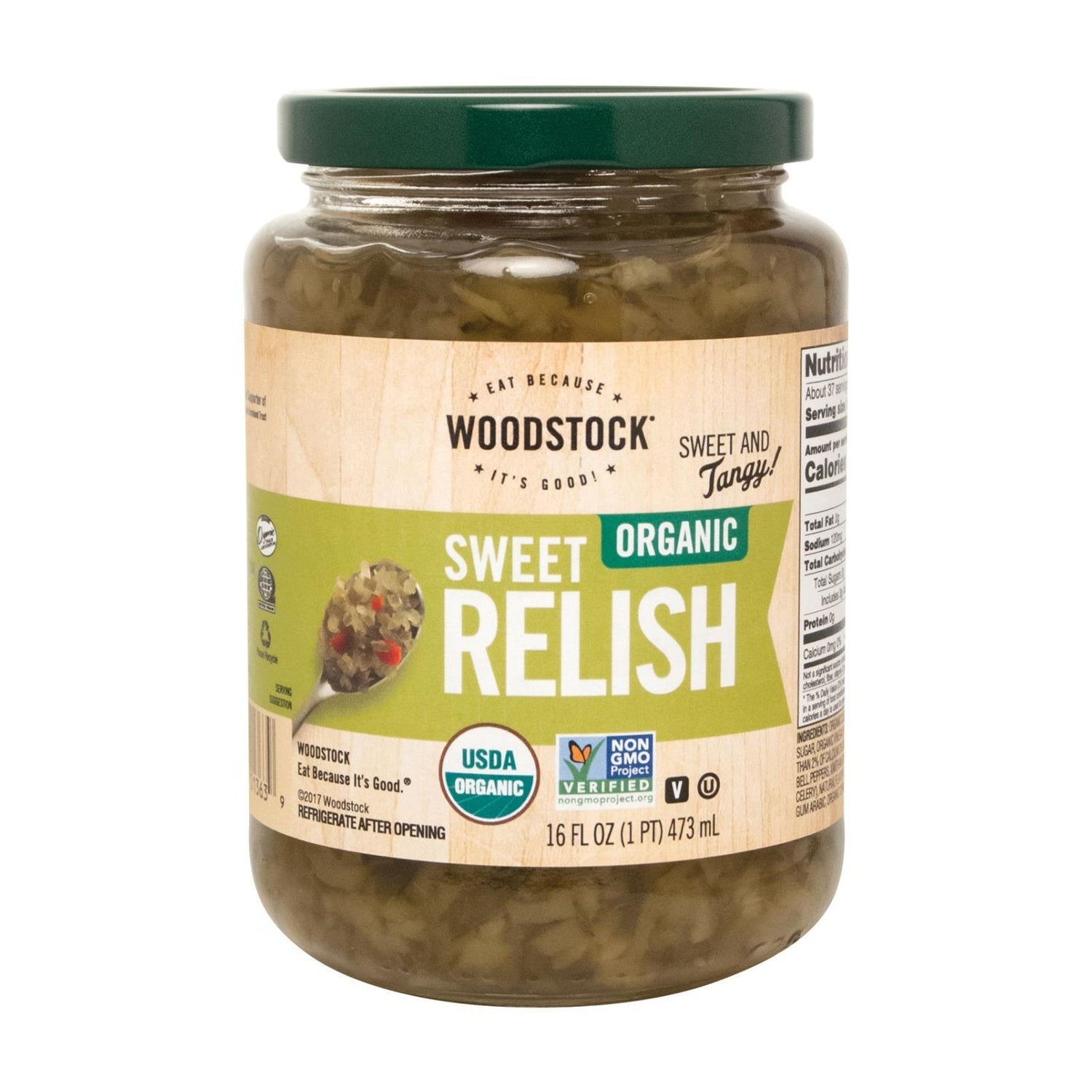 12-PACK OF RELISH GREEN SWEET & TANGY