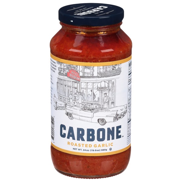 6-PACK OF Sauce Roasted Garlic Carbone 24 oz