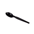 1000-PACK OF Teaspoon Plastic Karat 1,000 ct PS Plastic Medium-Heavy Weight Tea Spoons Bulk Box, Black