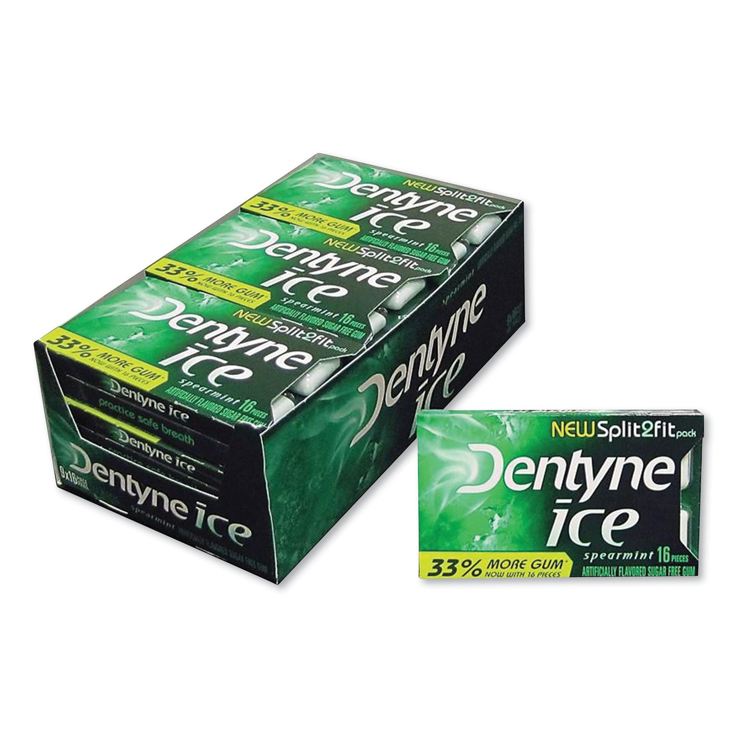 9-PACK OF GUM SUGARLESS SPEARMINT