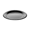500-PACK OF Plate Foam Pactiv Corp. Deluxe Laminated Foam Dinnerware Plates - 9 Inch, Black, 500 Count - Ideal for Events and Catering