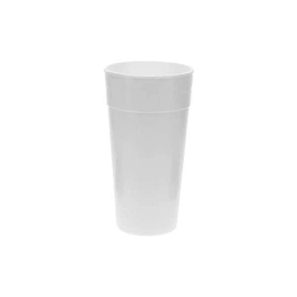 25-PACK OF CUP FOAM 24OZ WHT