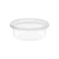 240-PACK OF Tripack Deli Pro 8 oz. Round Microwavable Food Storage Deli Container With Lid Combo Pack