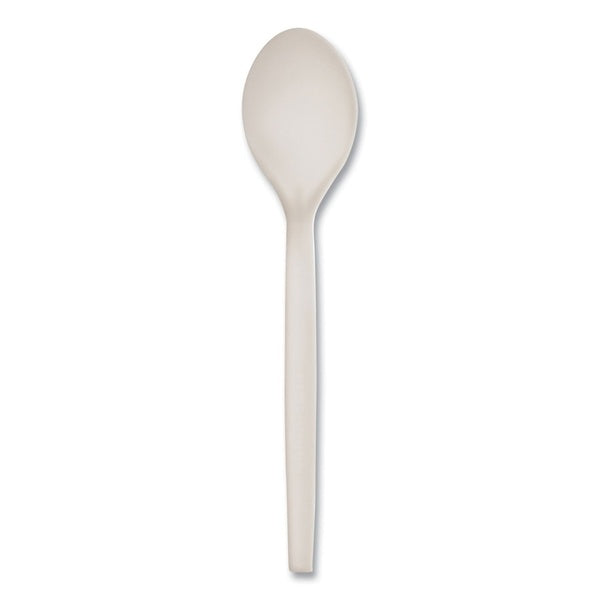 1000-PACK OF Cutlery Plastic WNA EPS003 EcoSense 7-Inch Renewable Plant Starch Spoon - 1000 Count Carton for Sustainable Dining