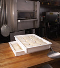 1-PACK OF BOX DOUGH PZZ 3" WHT POLYPRO