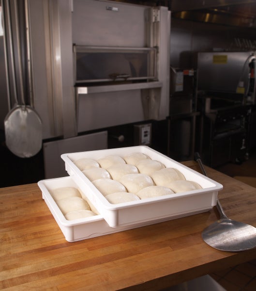 1-PACK OF BOX DOUGH PZZ 3" WHT POLYPRO