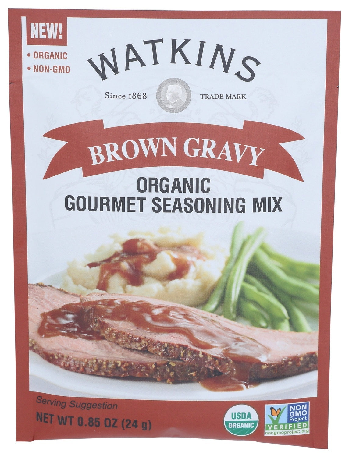 12-PACK OF SEASONING GOURMET BROWN GRAVY