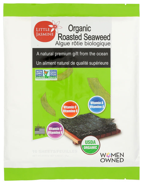 12-PACK OF SEAWEED DRIED ROASTED ORGANIC 10 PIECE PER CASE - CASE OF 12