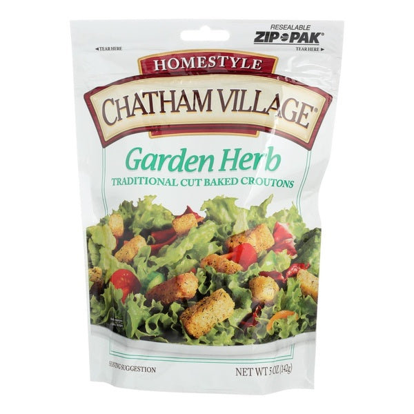 12-PACK OF Crouton Seasoned Garden Herb Chatham Village Inc 5 oz