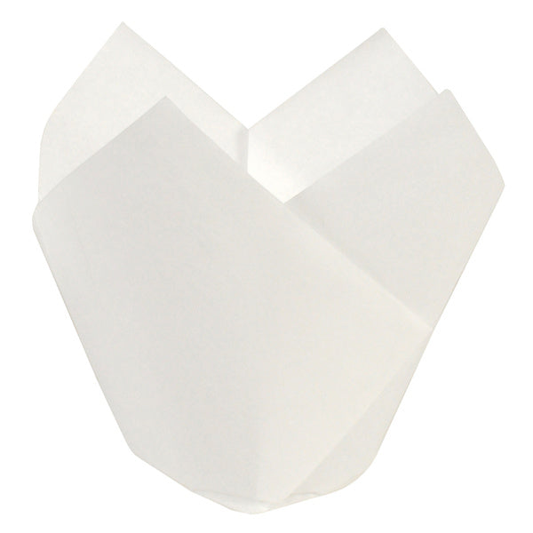 10-PACK OF CUP BAKING PAPR TULIP WH 2.75"