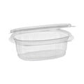 200-PACK OF Container Food Pactiv EarthChoice Clear Recycled PET Hinged Plastic Container - 12 oz Deli Packaging (200 Count)