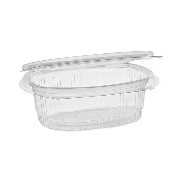 200-PACK OF Container Food Pactiv EarthChoice Clear Recycled PET Hinged Plastic Container - 12 oz Deli Packaging (200 Count)