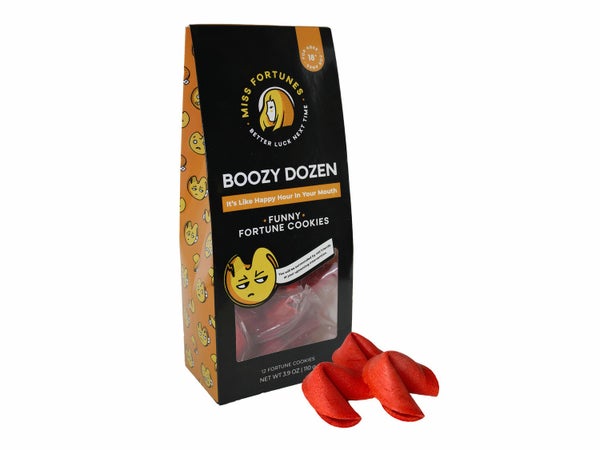 6-PACK OF Cookie Fortune The Boozy Dozen Miss Fortunes