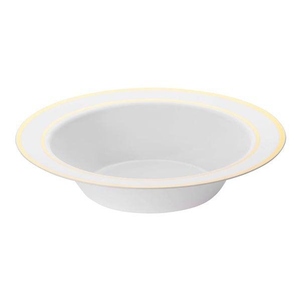 24-PACK OF Dessert Bowl 5 oz White Plastic