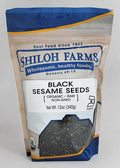 6-PACK OF Seed Sesame Black, Organic, 6X12 Oz