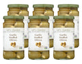 6-PACK OF Olive Green Garlic Stuffed Jeff's Natural 7.5 oz