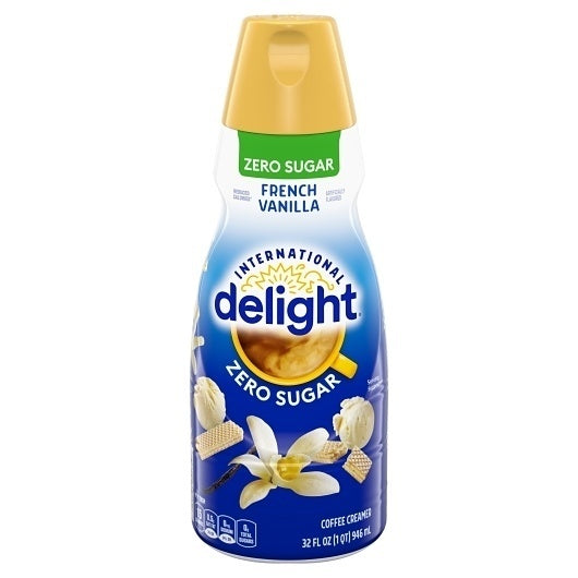 6-PACK OF Sugar Free French Vanilla Coffee Creamer International Delight, 6 - 32 Fo