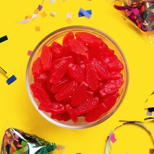 4-PACK OF Red Bag Gummy Candy Swedish Fish Candy, 4 - 1.8 Lb
