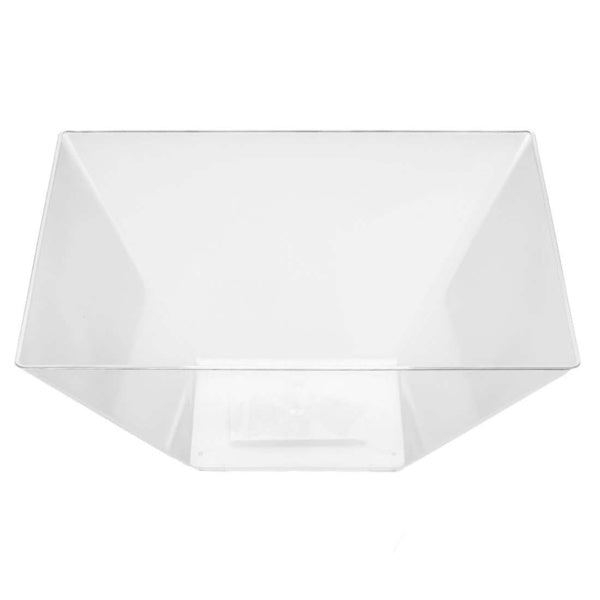 8-PACK OF Bowl Serving 3 qt Clear Square