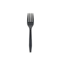 1-PACK OF FORK PLAS BLK MEDHVY MDLNGTH