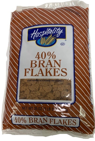 4-PACK OF CEREAL BRAN 40% FLAKES
